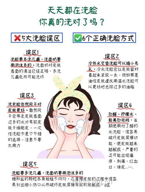 夏季怎么洗脸护肤方法