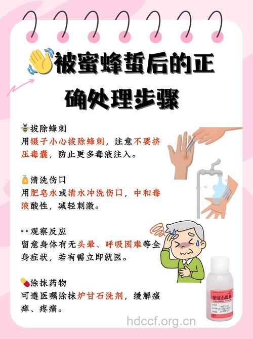 蜜蜂蜇伤后怎么办?