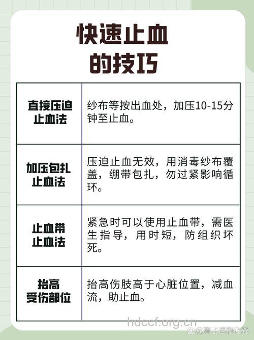 大量出血应该怎么急救
