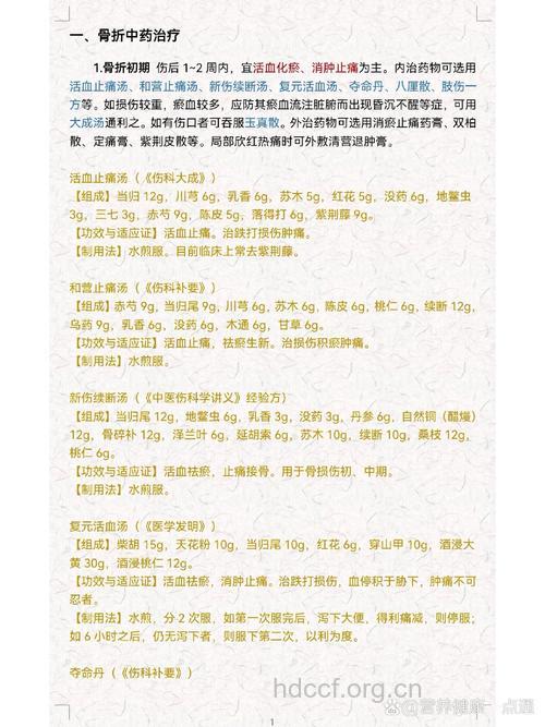 推荐2款治疗骨折的食疗偏方