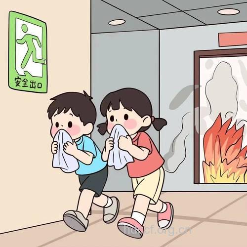 逃生时别忘捂住口鼻