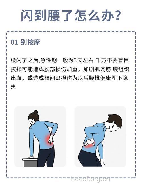 运动中腰闪了如何处理