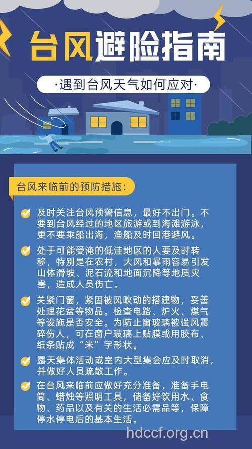 沿海居民防范台风的措施