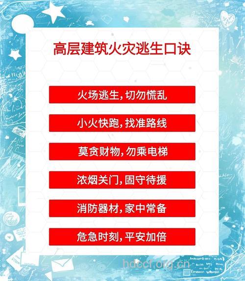 高层火场逃生七秘诀