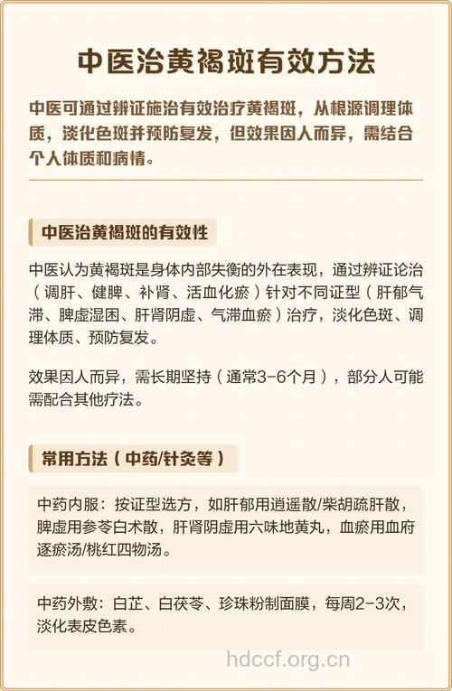 中医怎么按摩淡化黄褐斑
