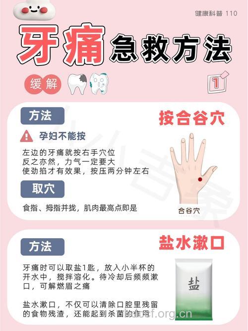 牙痛的家庭急救措施