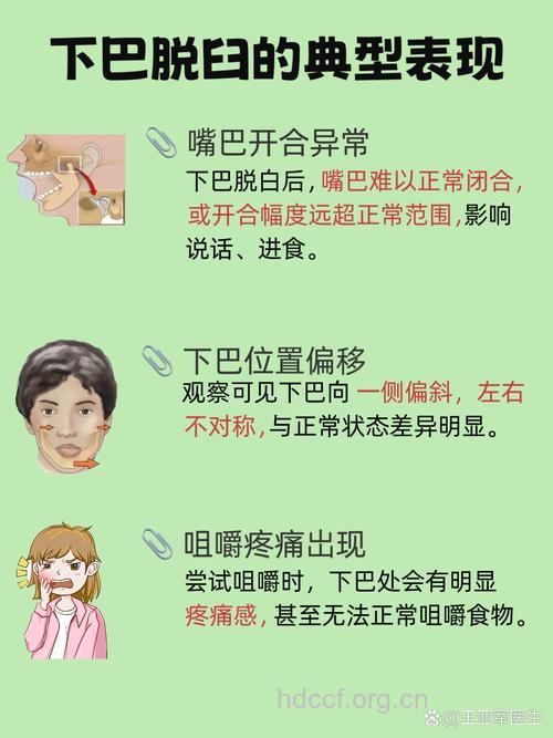 突然掉下巴怎么办