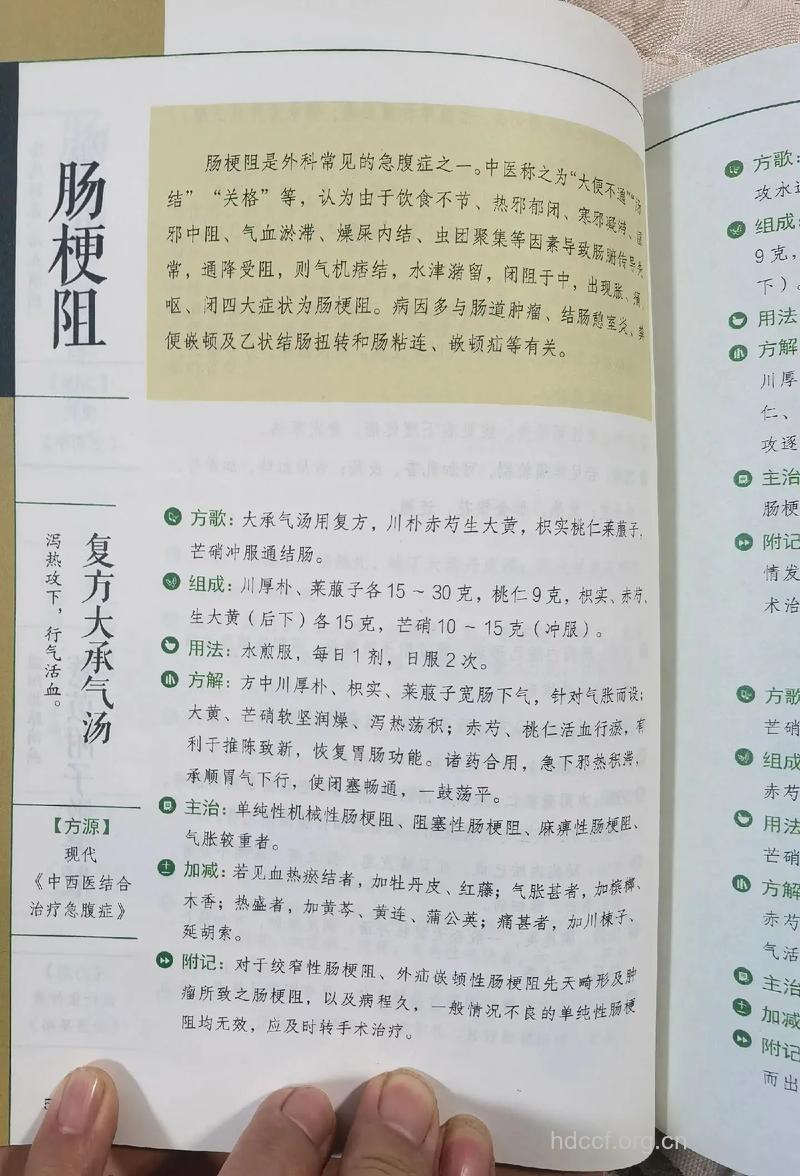 中医治疗肠梗阻偏方大全