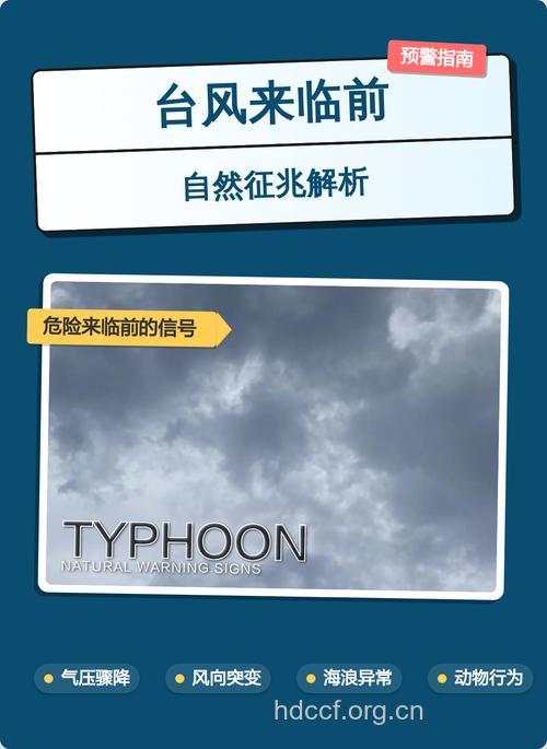台风来袭前的预兆