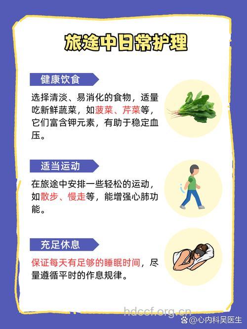 高血压病人旅游的注意事项