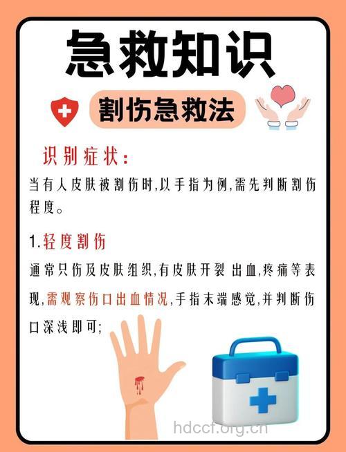不幸手割伤,去医院前如何处理?