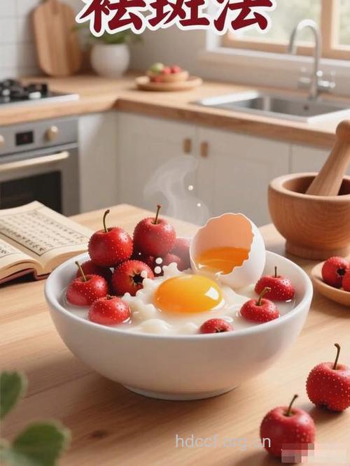 山楂蛋清外敷能消除老年斑