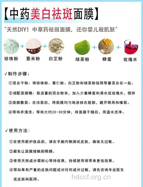 如何自制中药面膜呢？