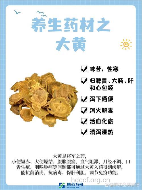 大黄具有哪些功效?