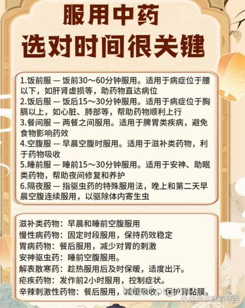 哪些中药需要空腹服用?