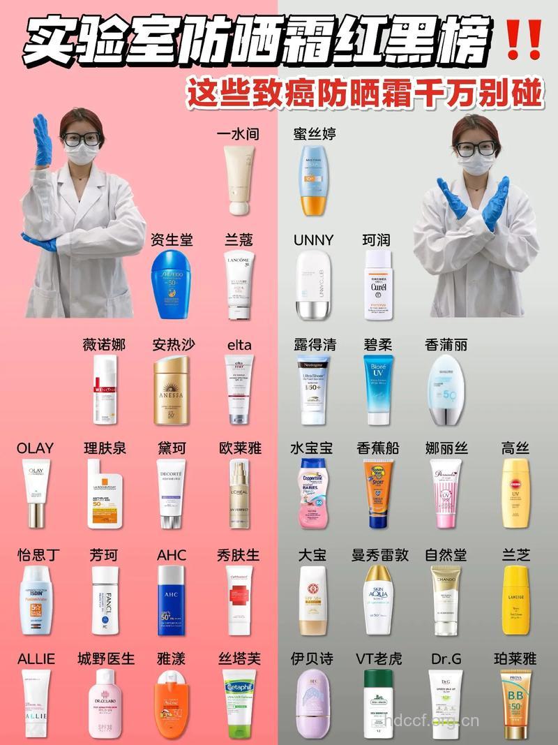 夏季用错防晒霜可致癌