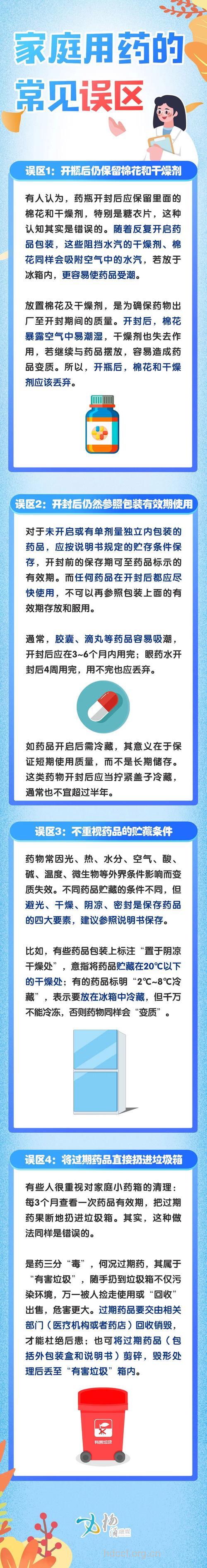 常见家庭用药的几个误区