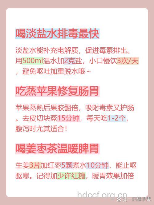 食物中毒 如何食疗解毒?