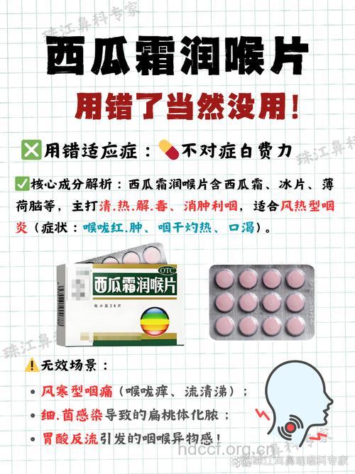 喉片不是糖 服用需谨慎