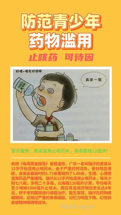 青少年滥用止咳水 小心药物成瘾