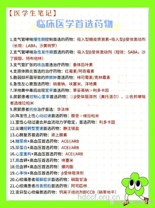 常见疾病的用药方法