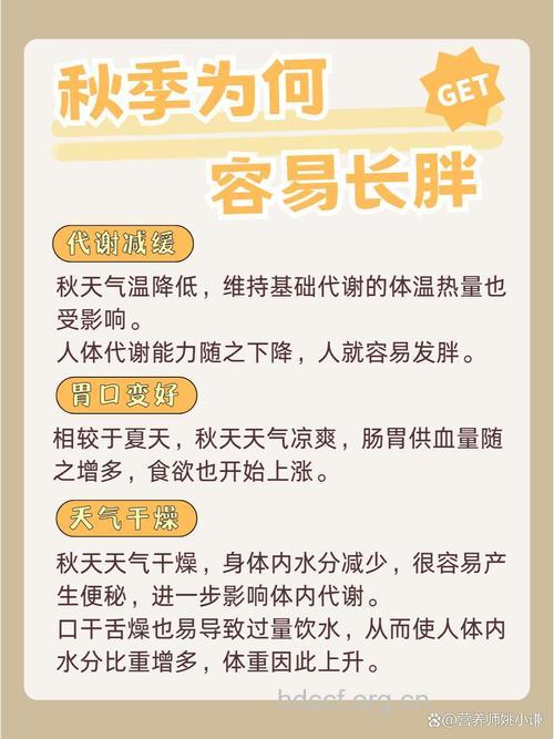 这4种情况在秋季最容易长胖