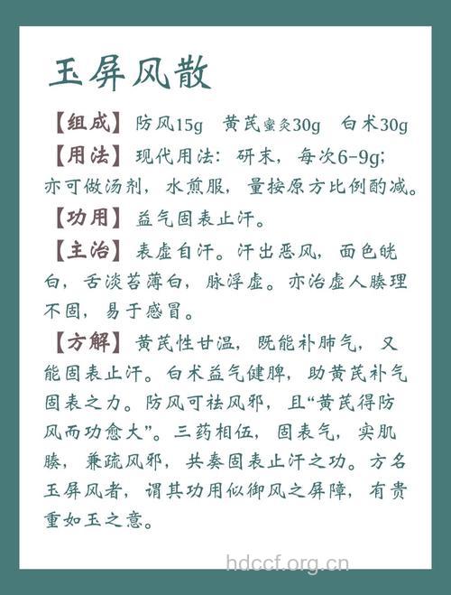 玉屏风散有哪些妙用?