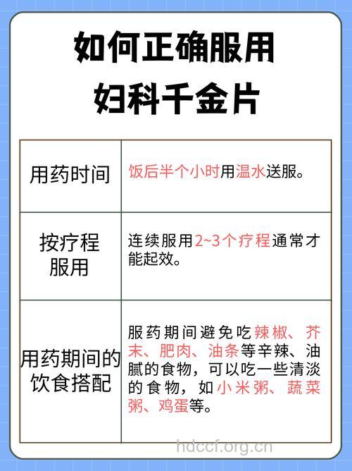 服用妇科千金片一周还不见效怎么办?
