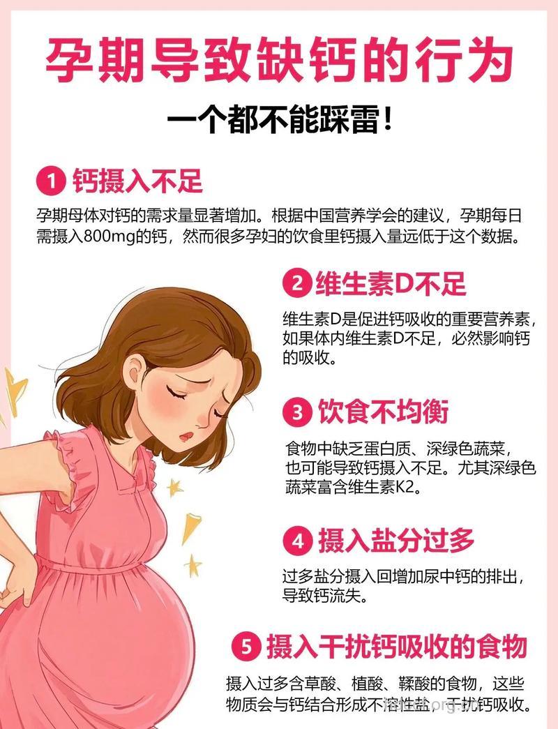 缺乏钙+维生素D对母婴有哪些危害?