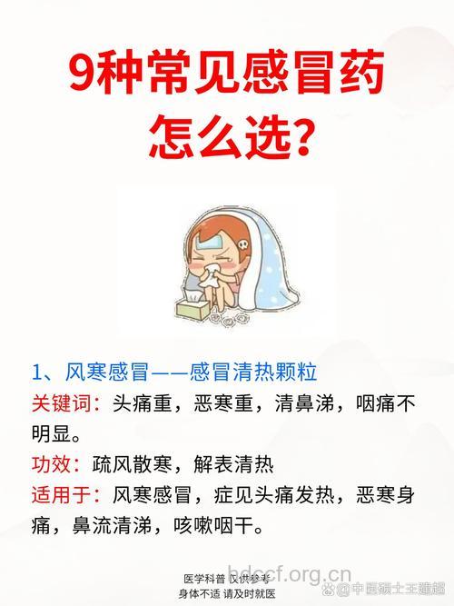 如何选择感冒中成药?