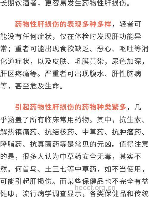 警惕：哪些药物能引起肝损害?