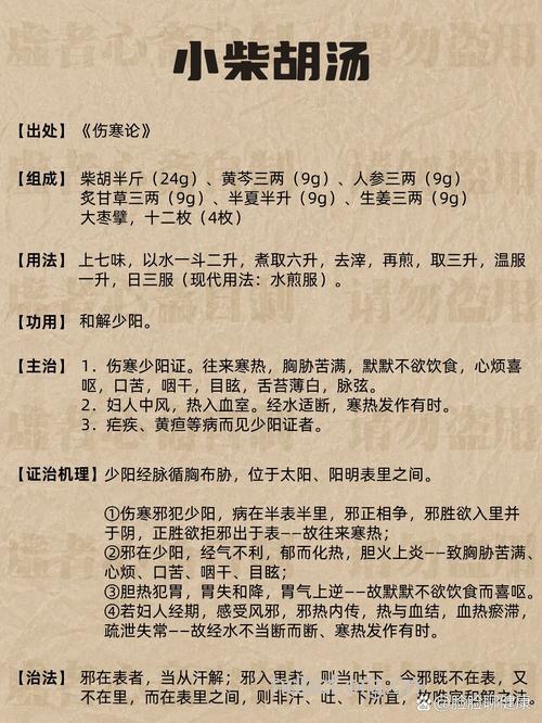 小柴胡汤――常见病新疗法