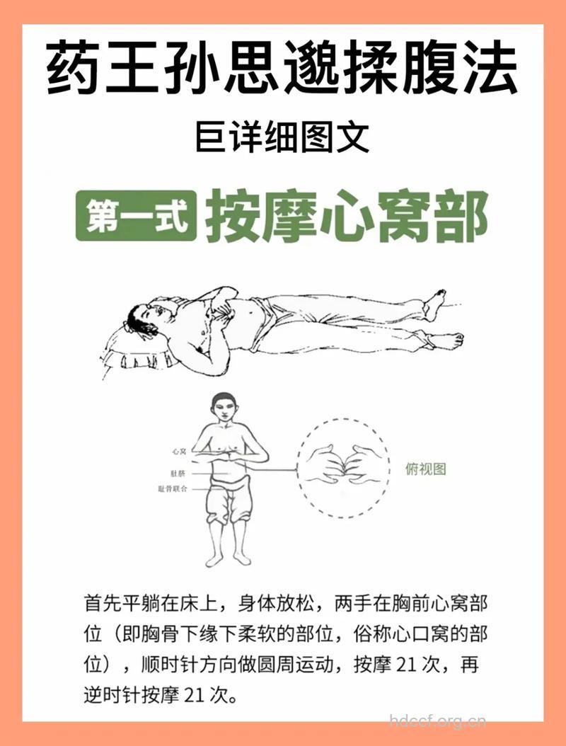怎么做腹部按摩消除小肚子