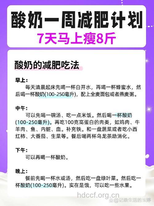 怎么用酸奶断食减肥