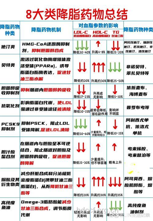 调脂治疗 需分型下药