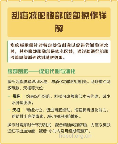 刮痧减肥有哪些注意事项