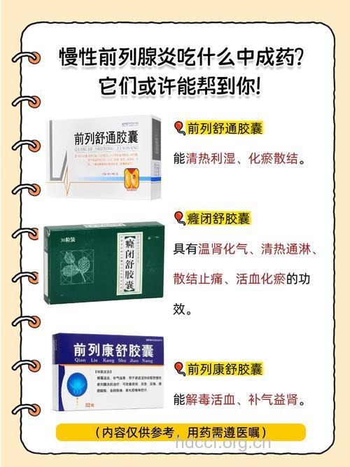 中成药治疗慢性前列腺炎显良效