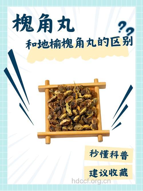 槐角丸的鉴别方法