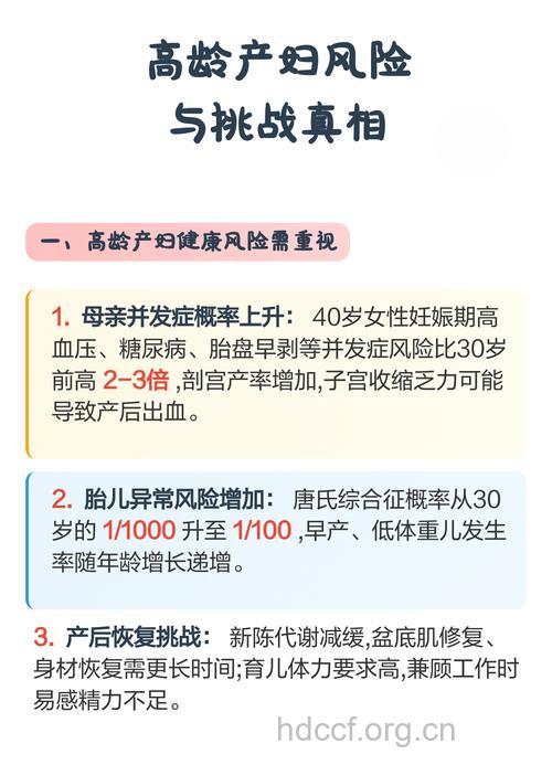 30岁高龄产妇的三大危害性