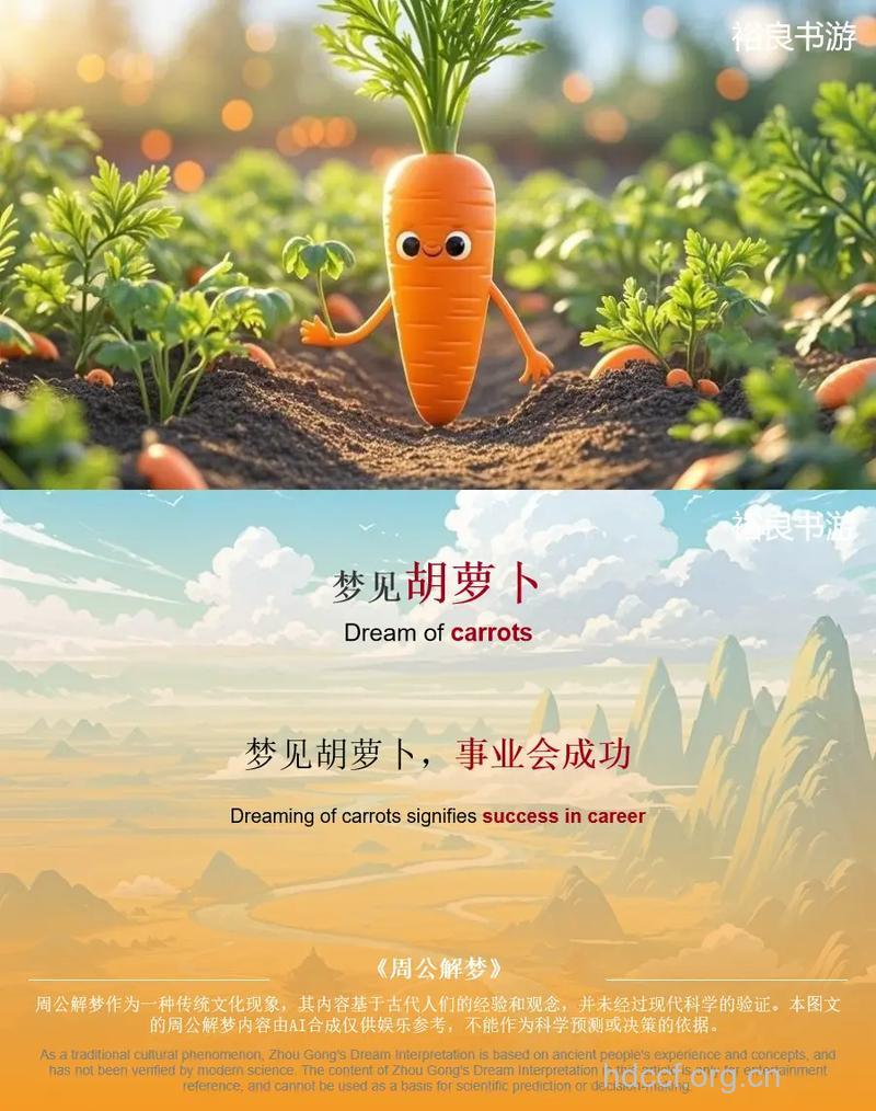 周公解梦之梦见胡萝卜是什么意思